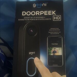 Geeni Doorpeek Smart Wi-Fi Doorbell new sealed